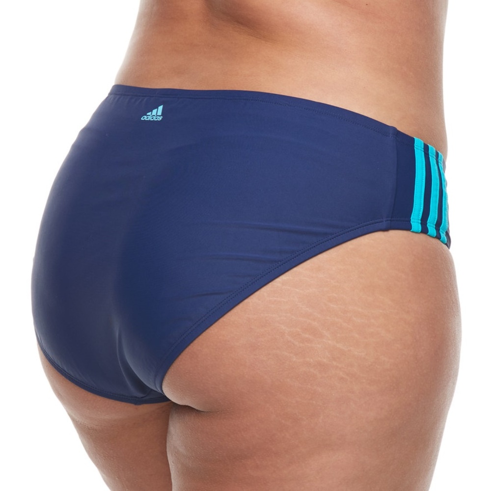 Adidas 2X Black Bikini Hipster NWT - Picture 3 of 6